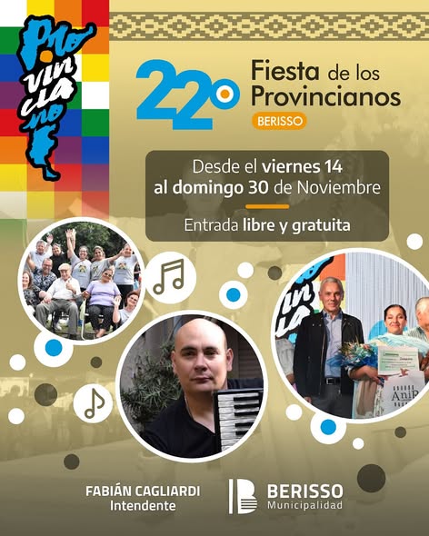 Berisso se prepara para vivir la 22ª Fiesta de los Provincianos