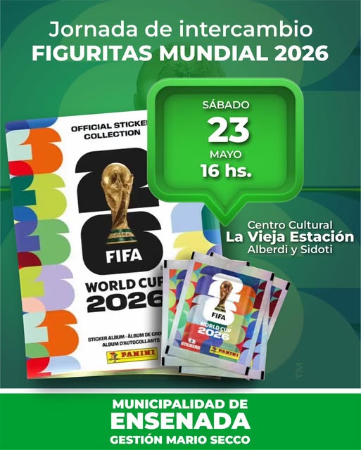 Ensenada se prepara para vivir la pasión mundialista con un intercambio de figuritas