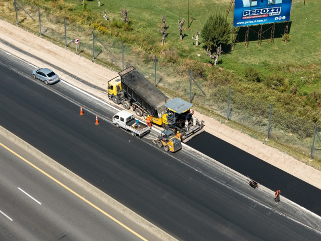 Avanza la construcción del cuarto carril en la Autopista Buenos Aires–La Plata